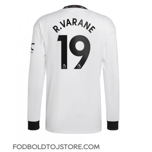 Manchester United Raphael Varane #19 Udebanetrøje 2022-23 Langærmet